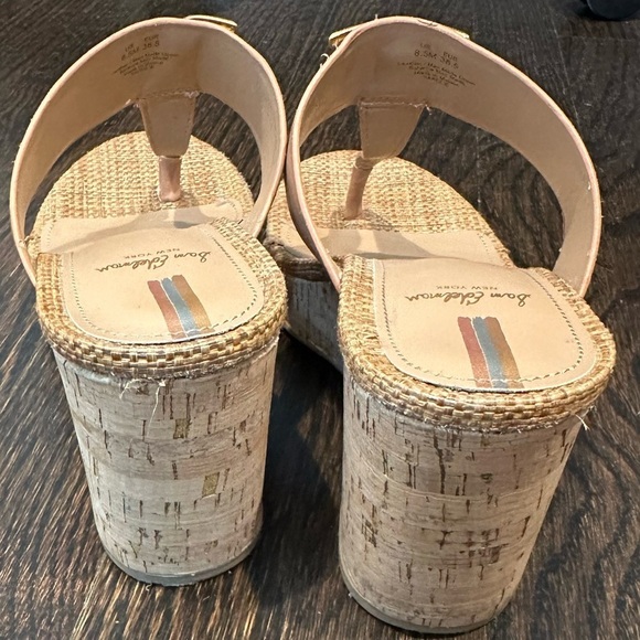 Sam Edelman Women’s Yardlie Tan Cork Wedge Platform Sandals Size 8.5M - Picture 4 of 8
